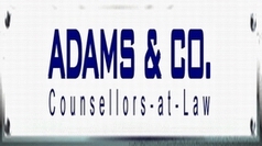 [ADAMS & CO., Counsellors-at-Law]