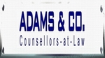 [ADAMS & Co., Counsellors-at-Law]